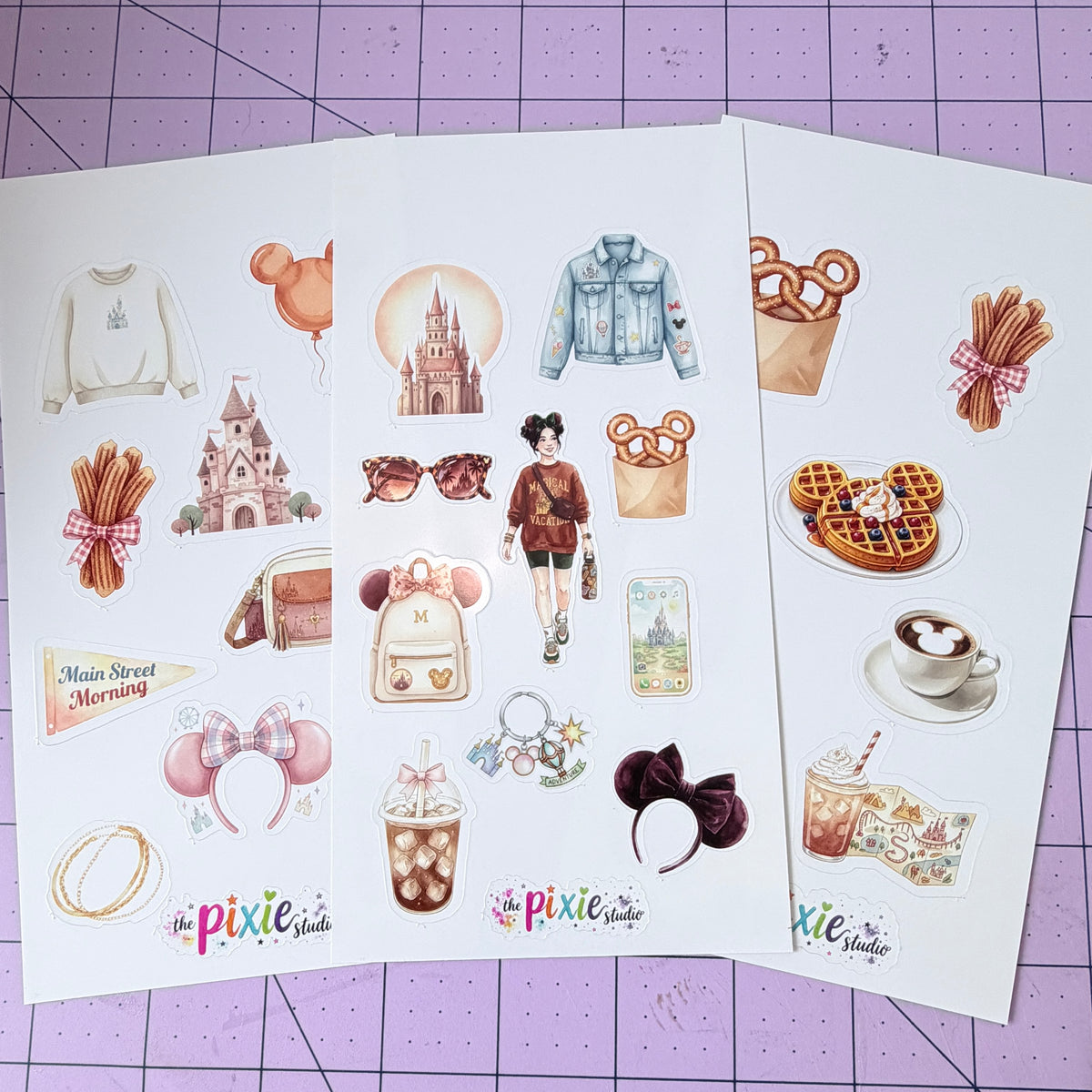3 Sheet Sticker Bundle