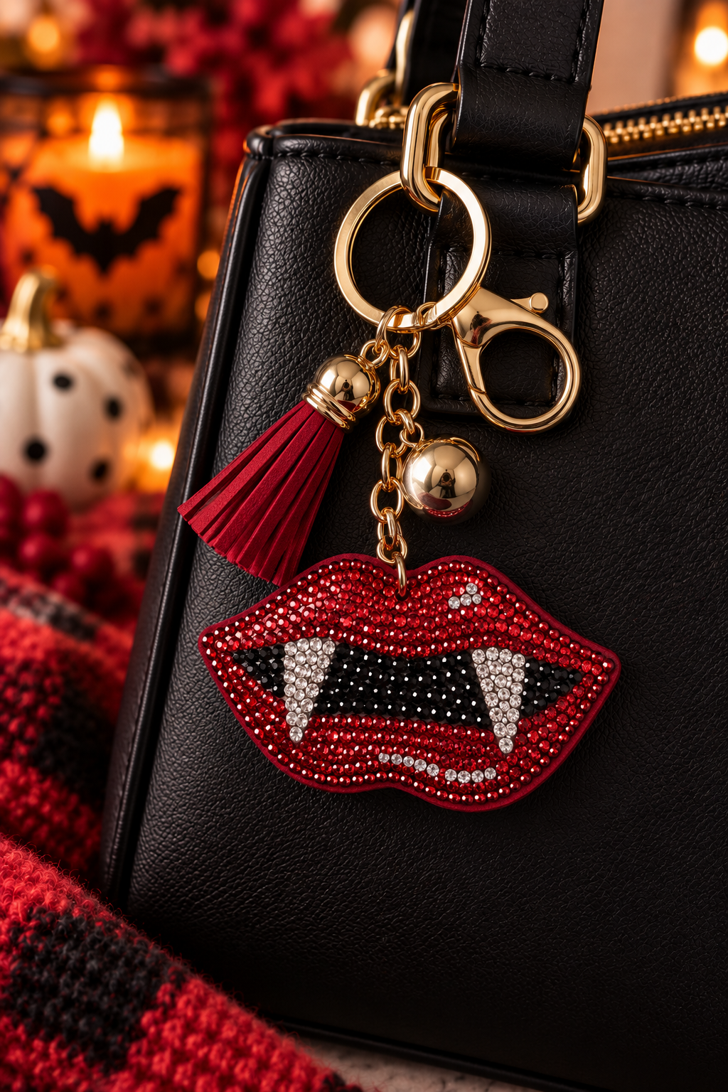 Halloween Rhinestone Bag Charms/Chains