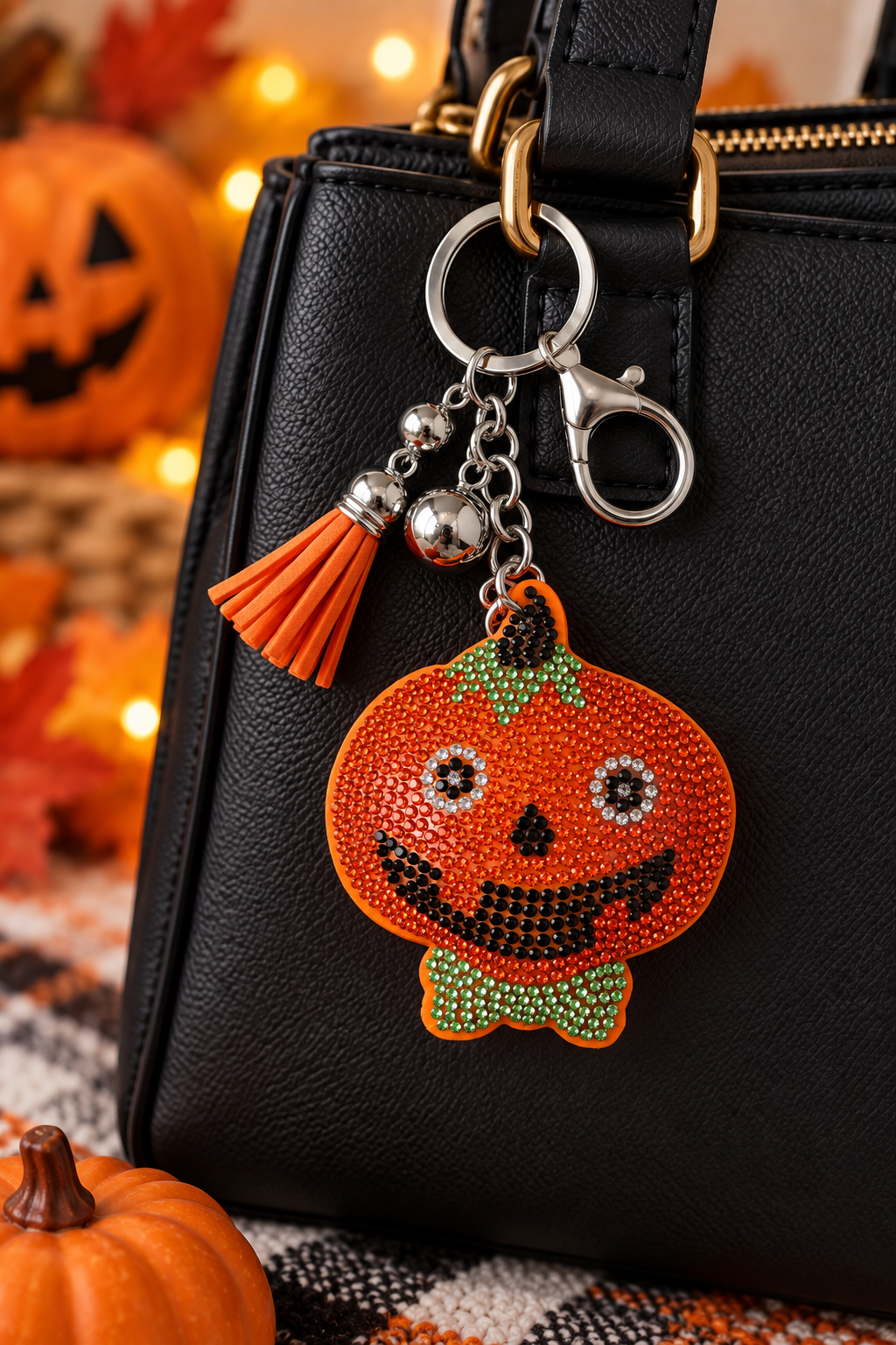 Halloween Rhinestone Bag Charms/Chains