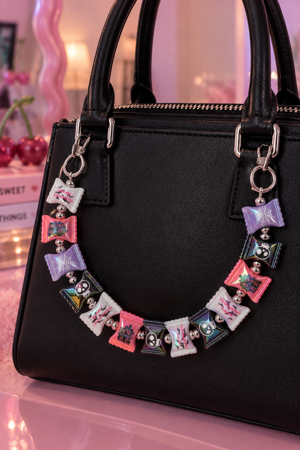 Halloween Rhinestone Bag Charms/Chains