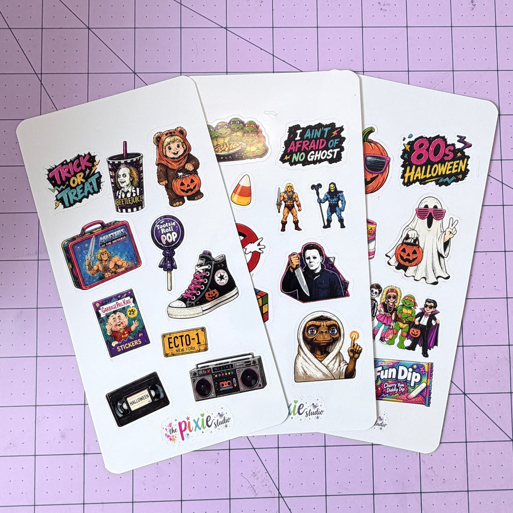 3 Sheet Sticker Bundle