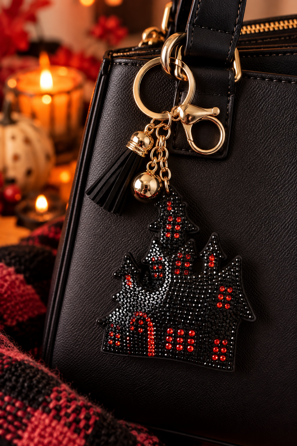Halloween Rhinestone Bag Charms/Chains
