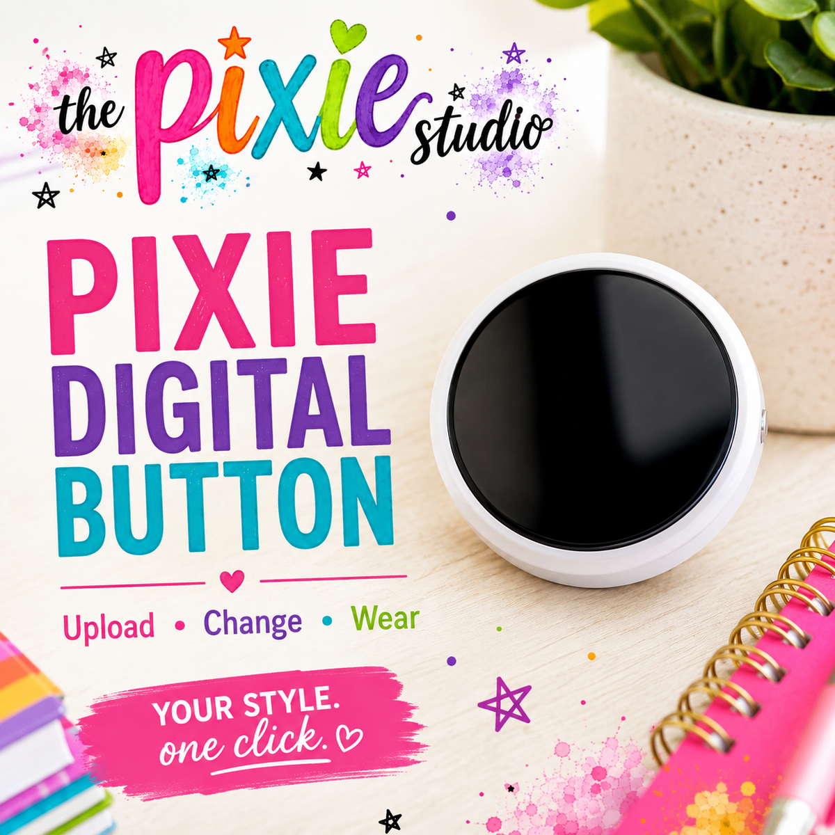 Pixie Digital Button