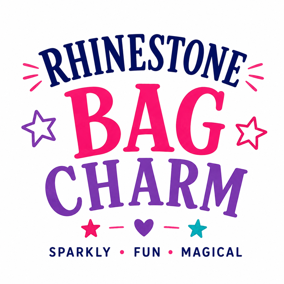 Rhinestone Bag Charms